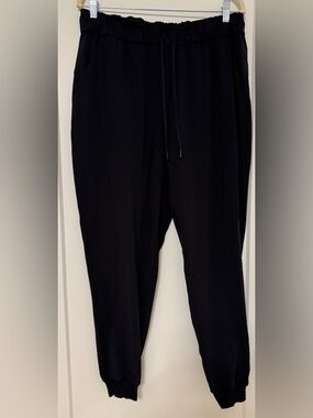 Lululemon Stretch High Rise Jogger in Black-size 12